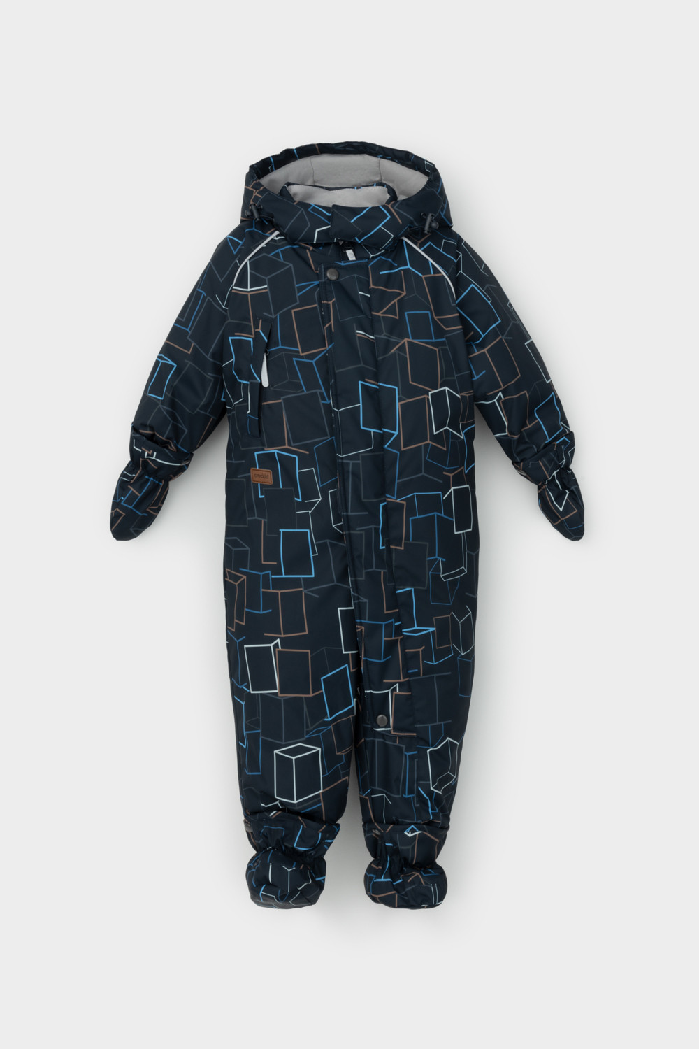 Комбинезоны утепленные для мальчика, артикул: ВК 60032/н/50 Ал, цвет: темно-синий, фото 2