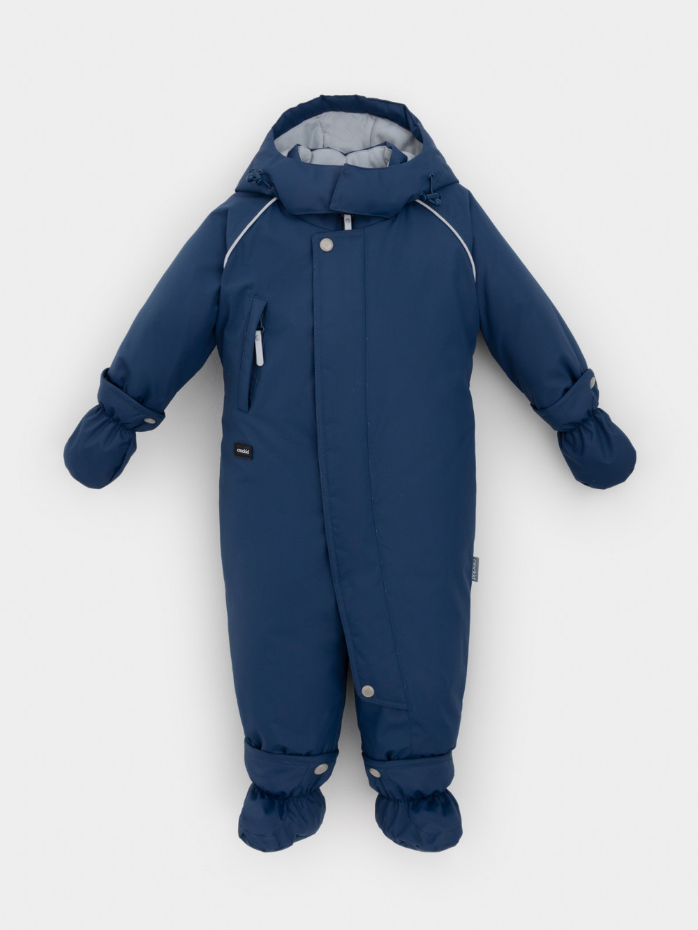Комбинезоны утепленные для мальчика, артикул: ВК 60032/10 УЗГ, цвет: синий, фото 2