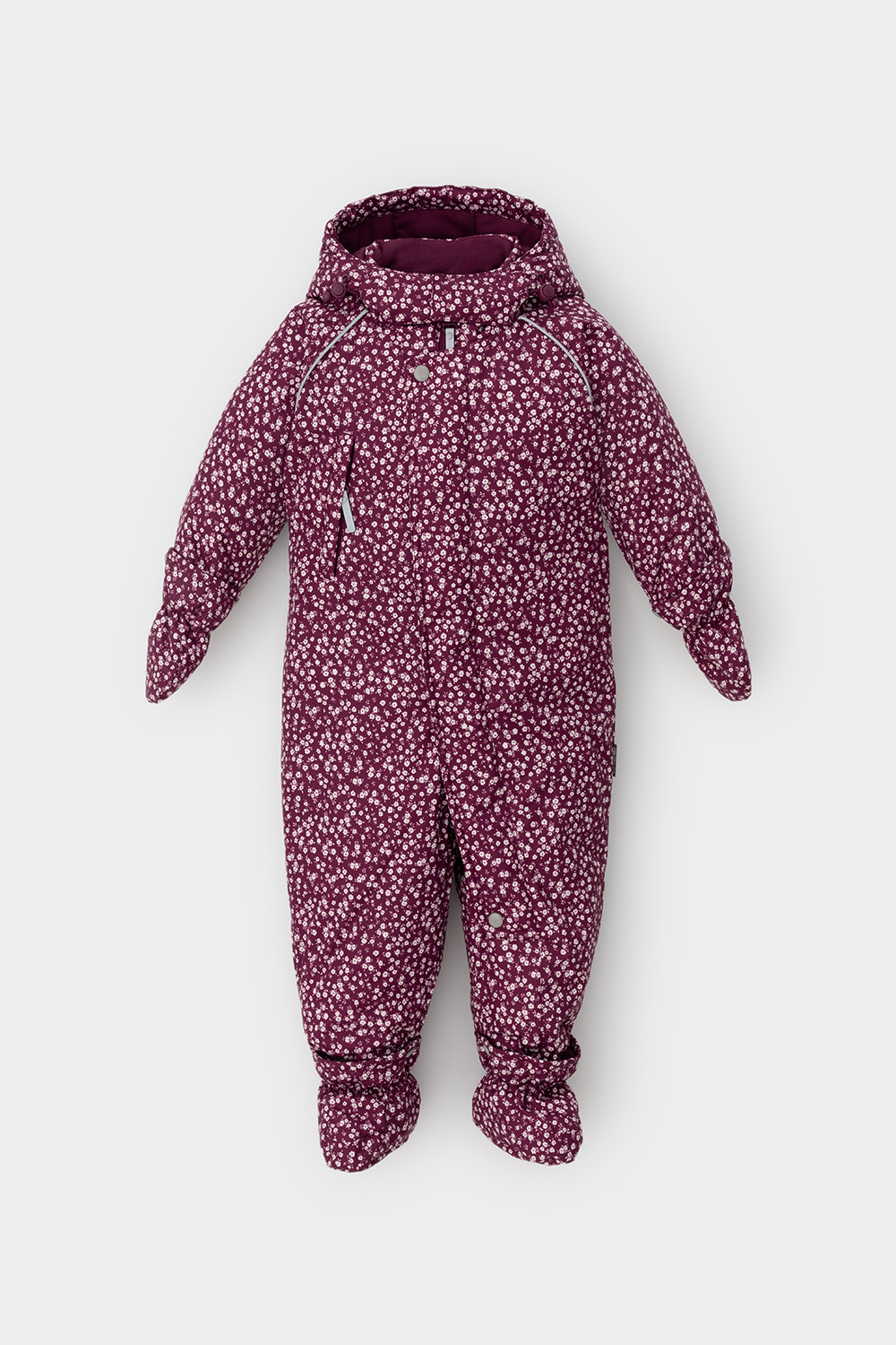 Комбинезоны утепленные для девочки, артикул: ВК 60032/н/45 Ал, цвет: фиолетовый, фото 2