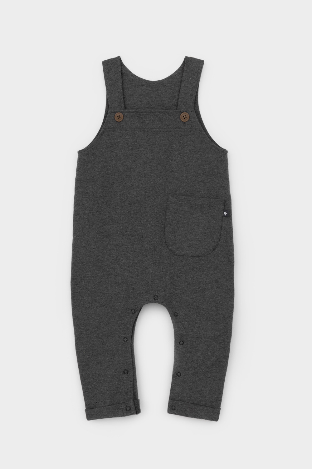 Полукомбинезон для мальчика, артикул: КР 6466, цвет: темно-серый, фото 2