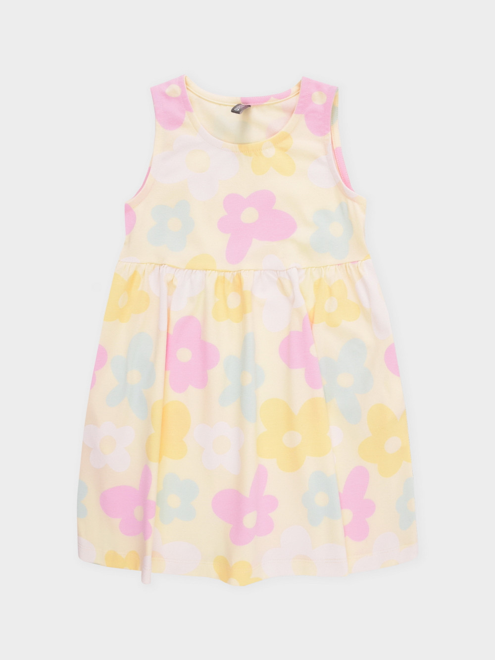Платье для девочки, артикул: КР 5976, цвет: желтый, фото 2