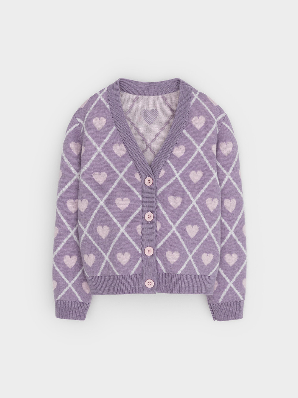 Жакет для девочки, артикул: КВ 30158/ш, цвет: фиолетовый, фото 2