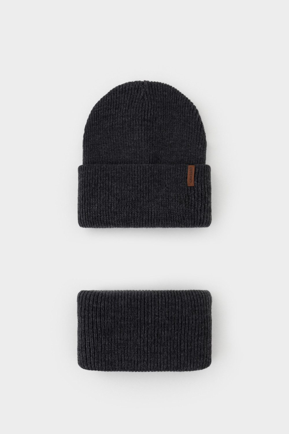 Комплект вязаный для мальчика, артикул: КВ 22016/ш, цвет: серый, фото 2