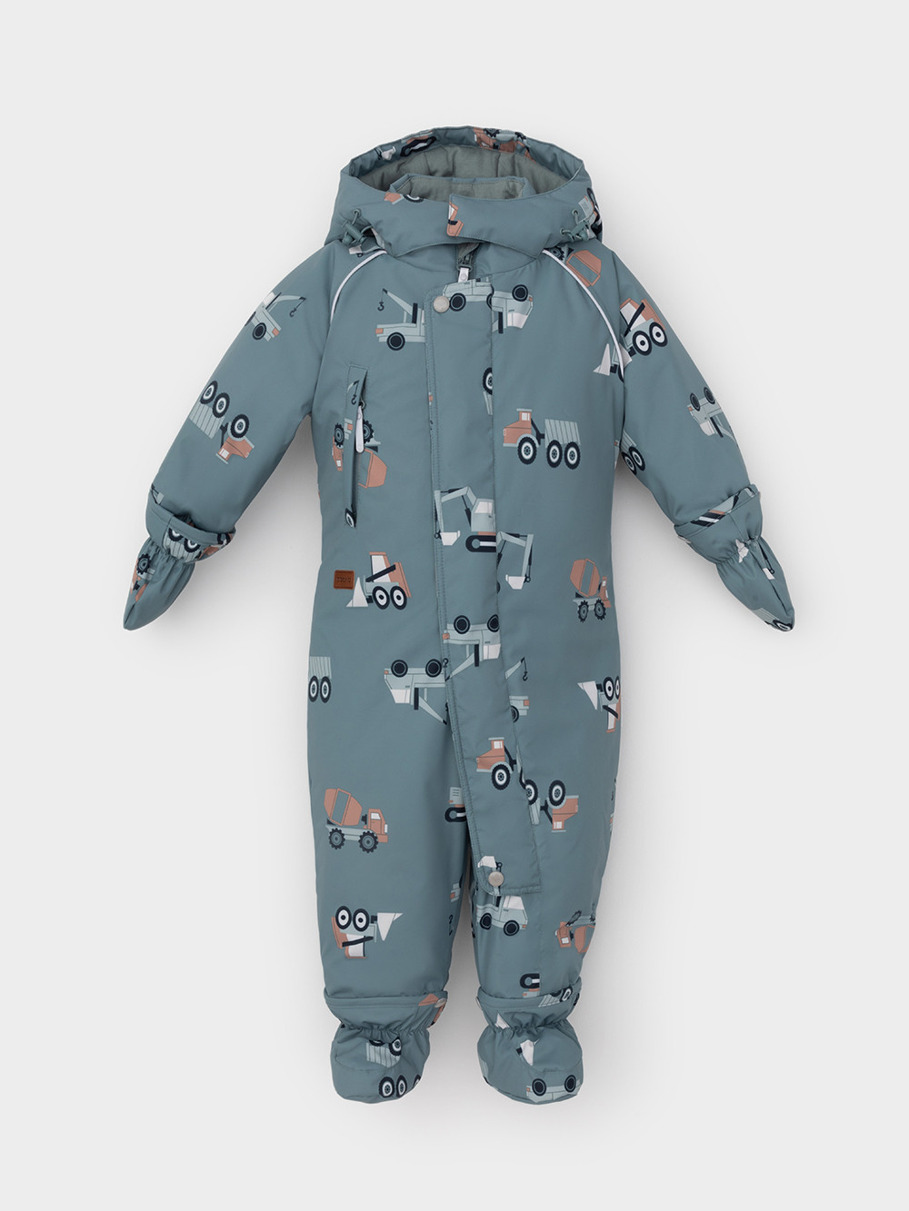 Комбинезоны утепленные для мальчика, артикул: ВК 60032/н/65 Ал, цвет: бирюзовый, фото 2