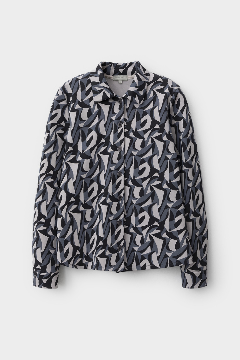 Блузы, рубашки женские для мам, артикул: ЕВТ 3245, цвет: светло-серый5, фото 2