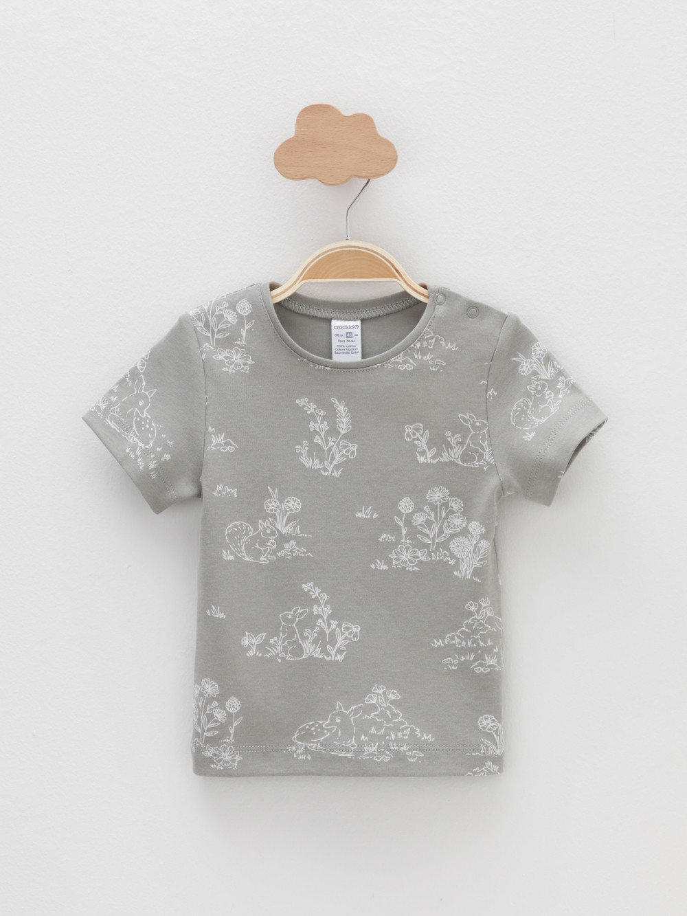 Футболка для новорожденных, артикул: К 301156-2уп, цвет: хаки, фото 2