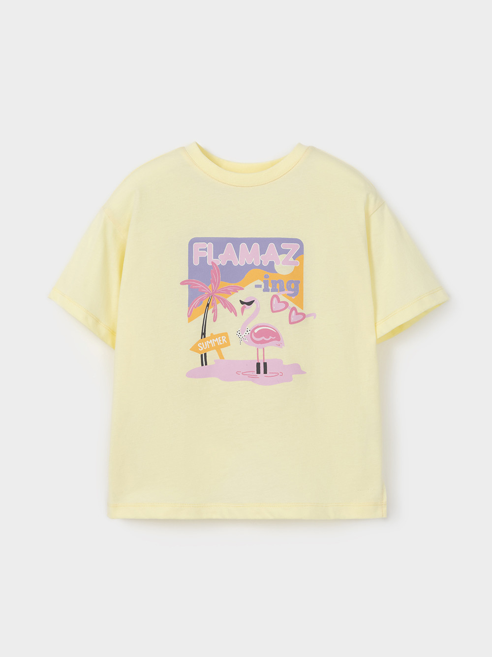 Футболка для девочки, артикул: КР 302938, цвет: желтый, фото 2