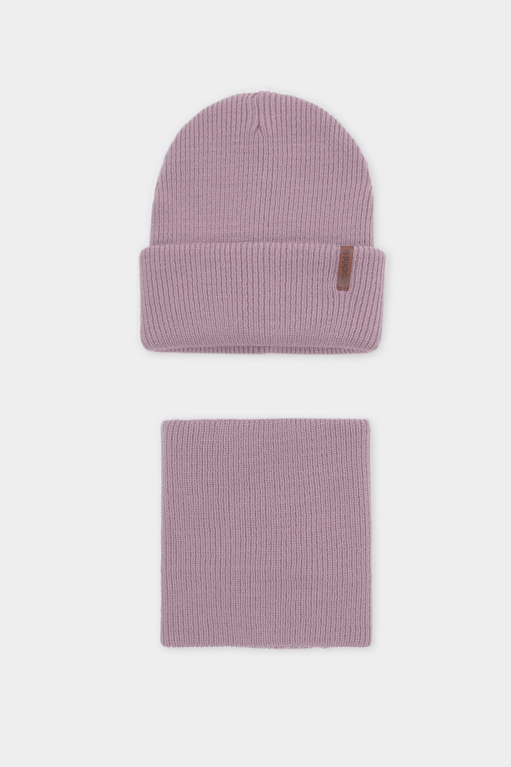 Комплект вязаный для девочки, артикул: КВ 22016/ш, цвет: розовый, фото 2