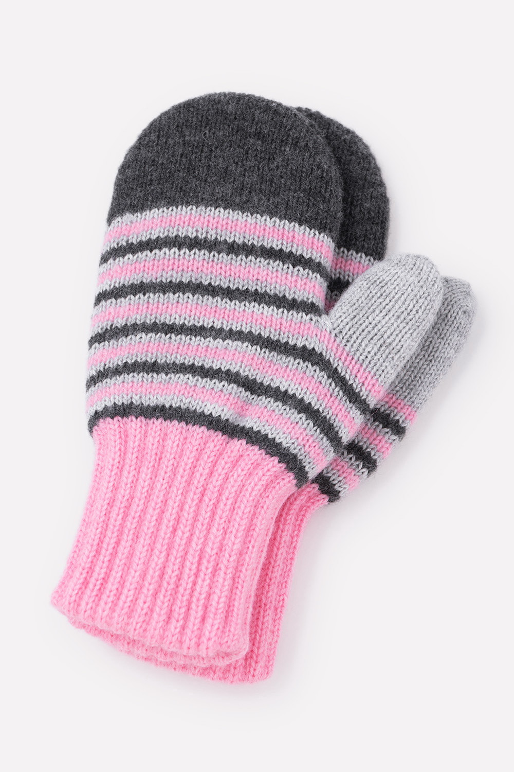 Рукавицы для девочки, артикул: КВ 10009/24ш, цвет: ярко-розовый, фото 2