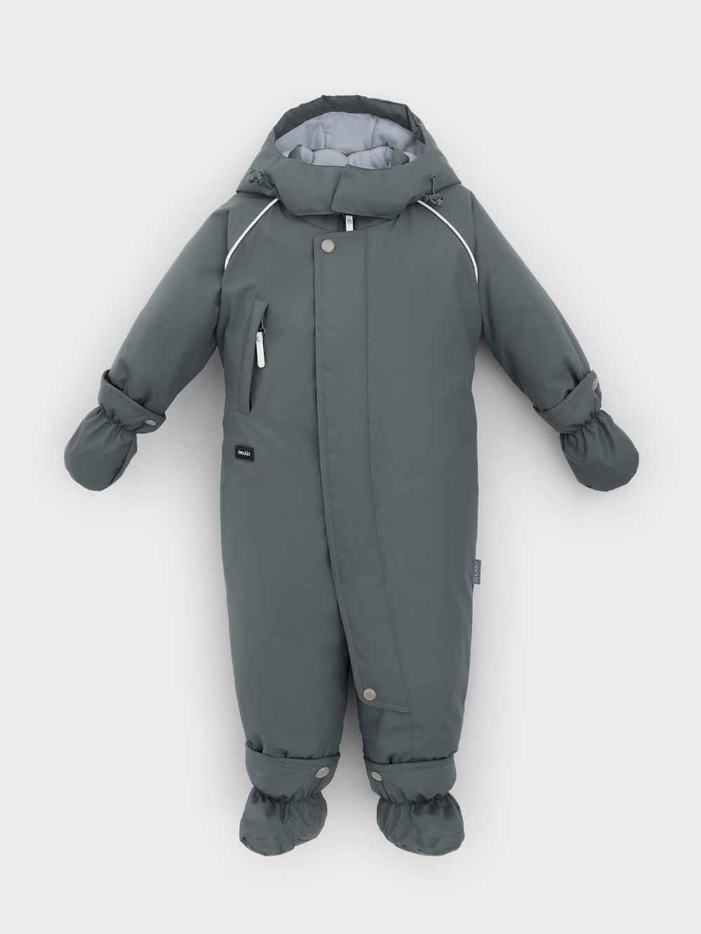 Комбинезоны утепленные для мальчика, артикул: ВК 60032/9 УЗГ, цвет: зеленый, фото 2