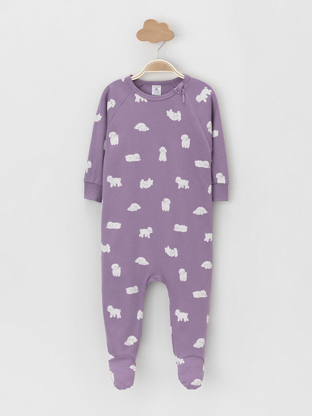 Комбинезон для новорожденных, артикул: К 6444-2уп, цвет: фиолетовый, фото 2