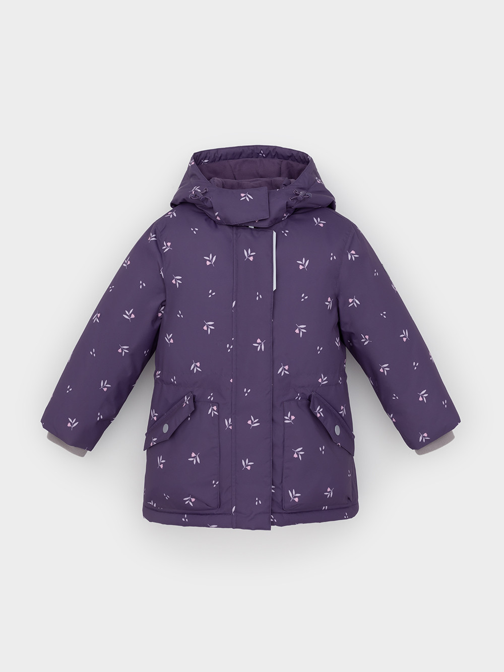Куртка для девочки, артикул: ВК 38120/н/4 ГР, цвет: фиолетовый, фото 2