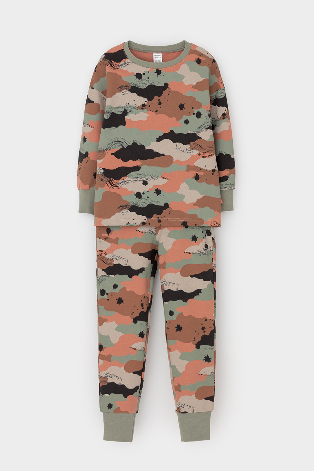 Пижама для мальчика, артикул: КП 1611, цвет: хаки, фото 2