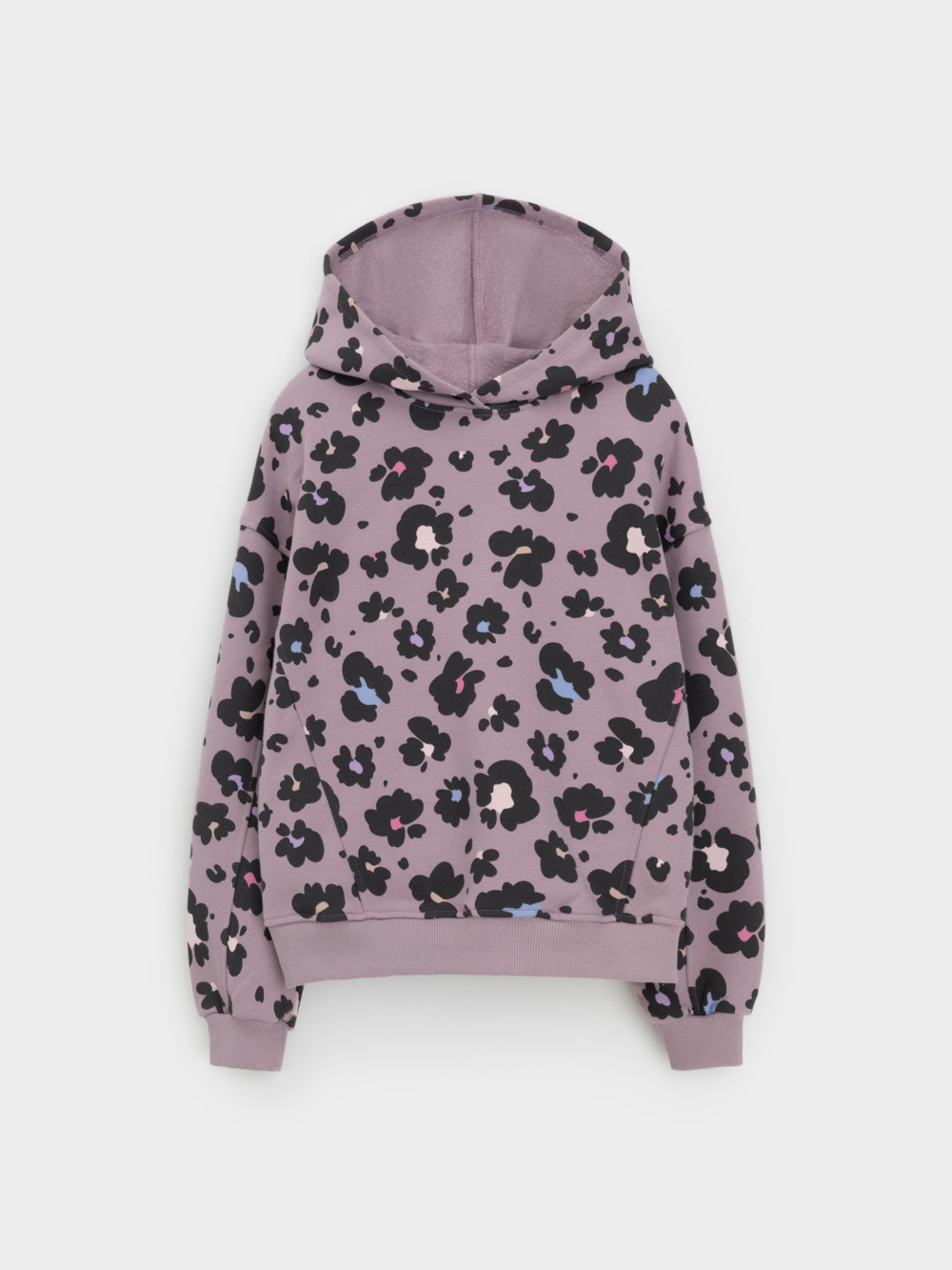 Худи для девочки, артикул: КР 302869, цвет: фиолетовый, фото 2