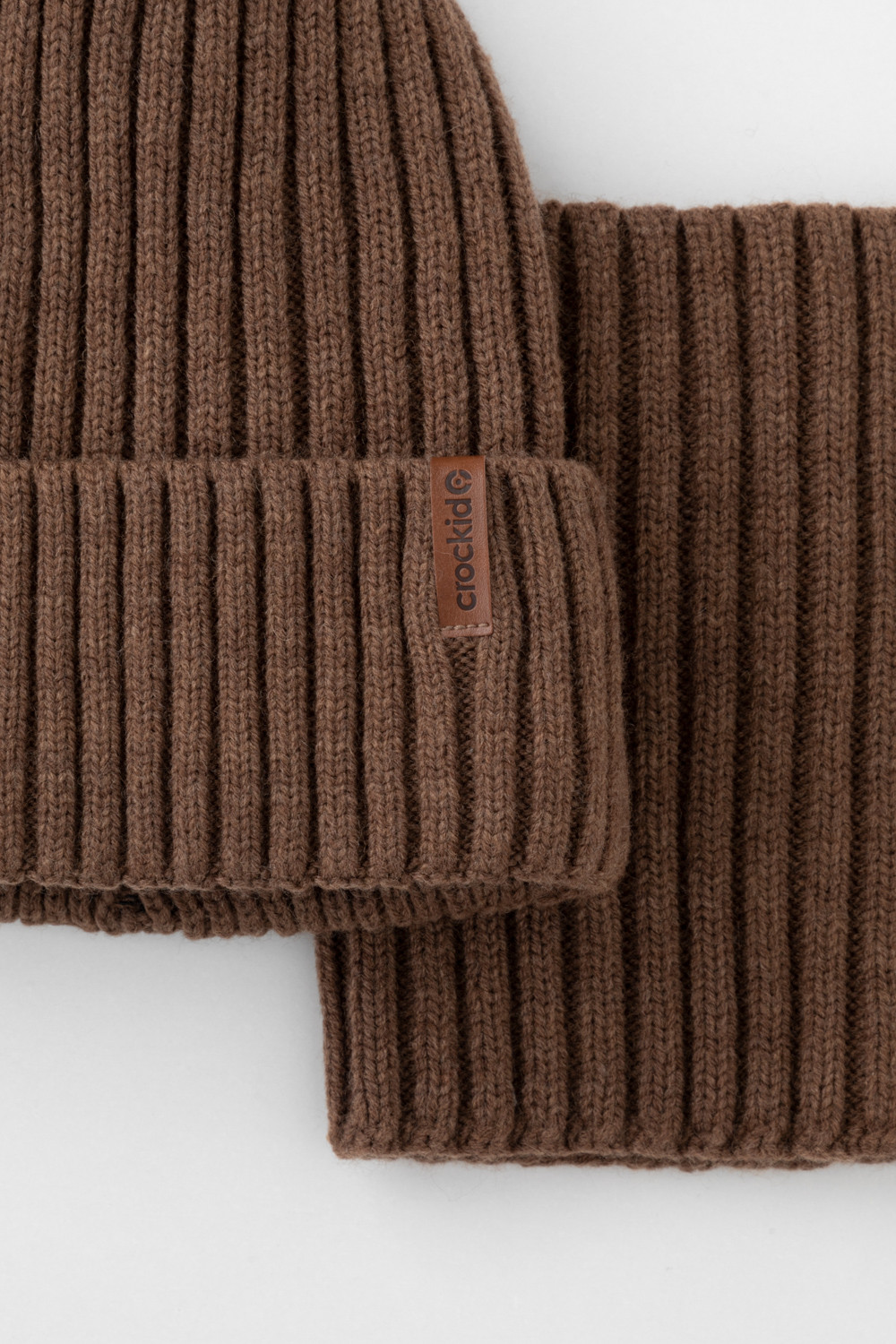 Комплекты вязаные, артикул: КВ 22015/ш, цвет: бежевый, фото 2