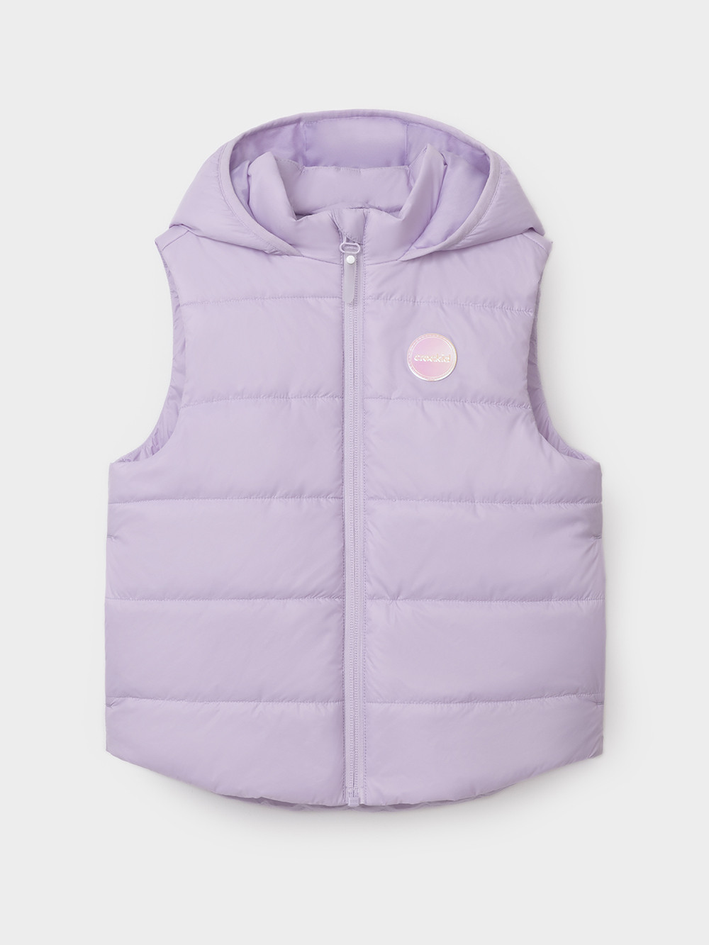 Жилет для девочки, артикул: ВК 35012/4 ГР, цвет: фиолетовый, фото 2