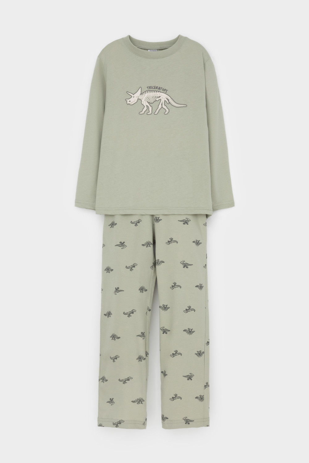 Пижама для мальчика, артикул: К 1600, цвет: хаки, фото 2