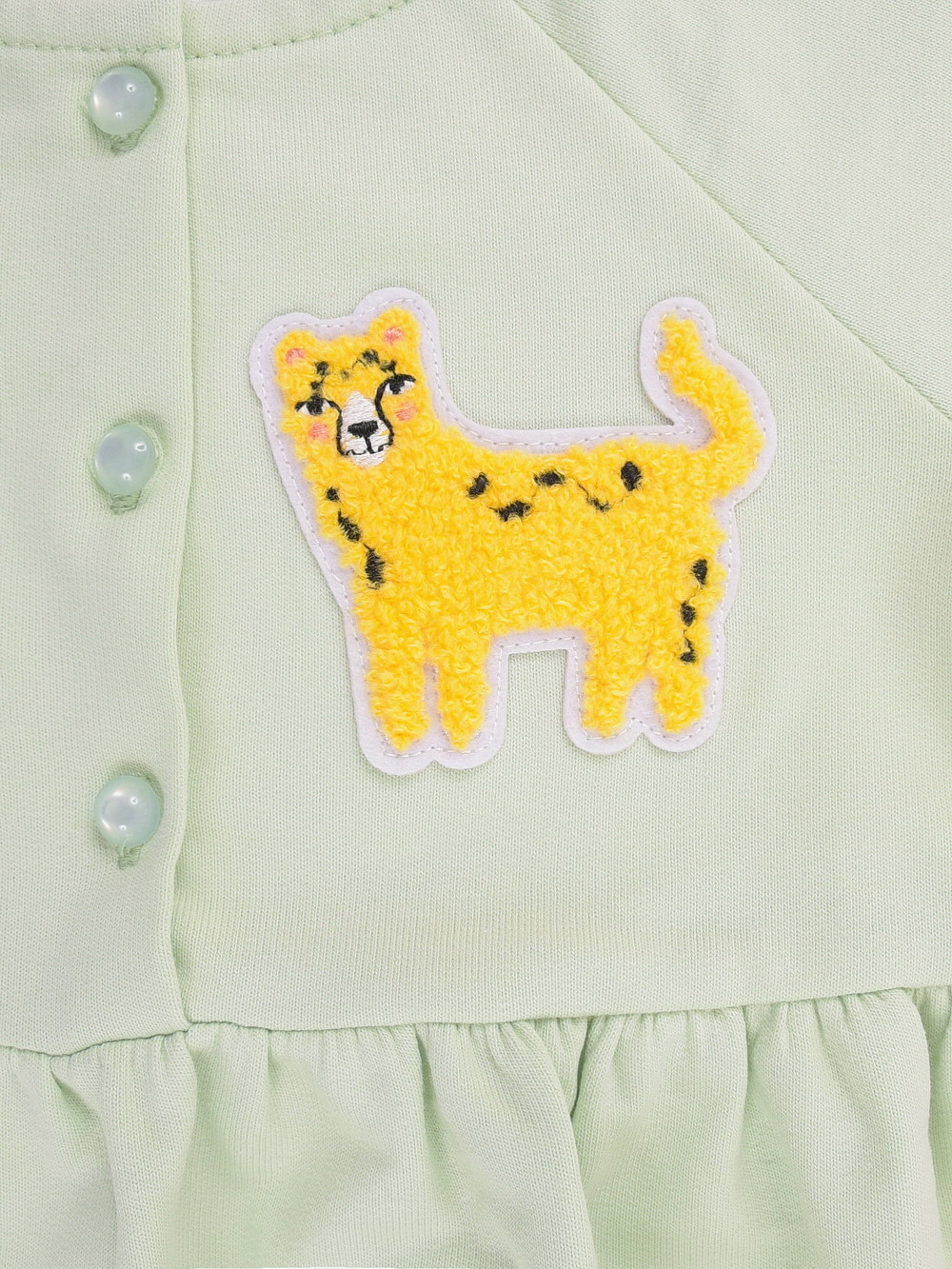 Платье для девочки, артикул: КП 5850, цвет: зеленый, фото 2