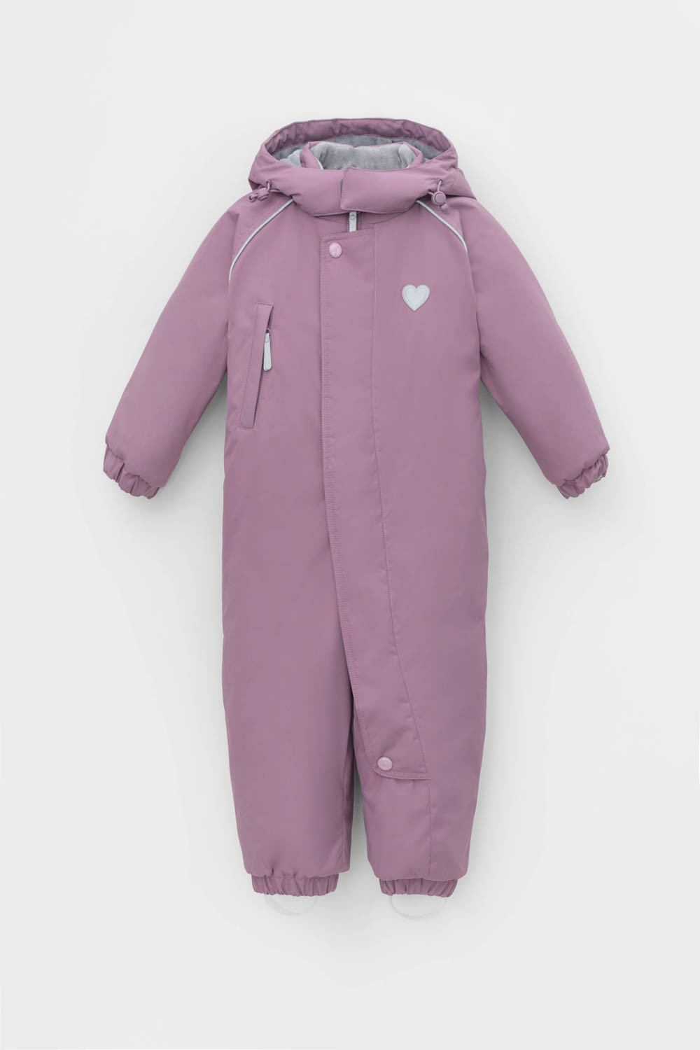 Комбинезоны утепленные для девочки, артикул: ВК 60032/4 УЗГ, цвет: бордовый, фото 2