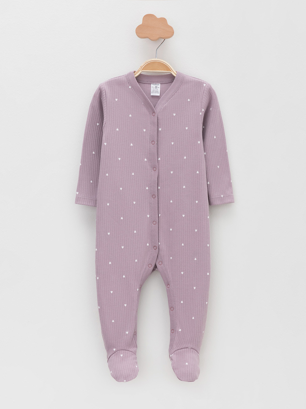 Комбинезон для новорожденных, артикул: К 6523-2уп, цвет: светло-розовый, фото 2