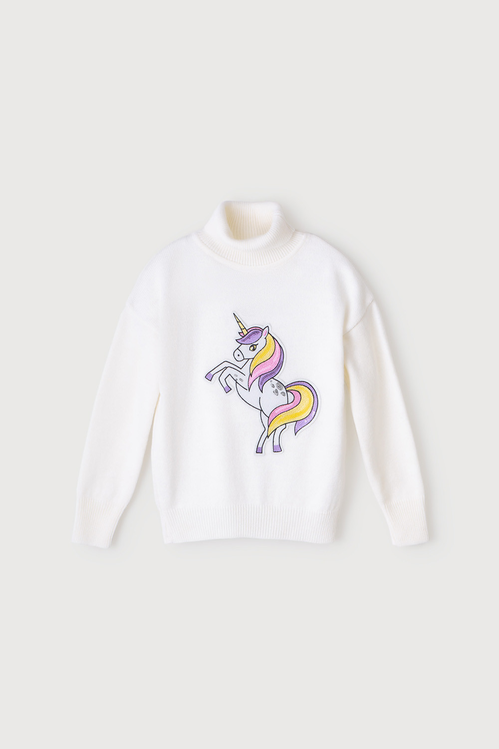 Джемпер для девочки, артикул: КВ 30119/ш, цвет: белый, фото 2