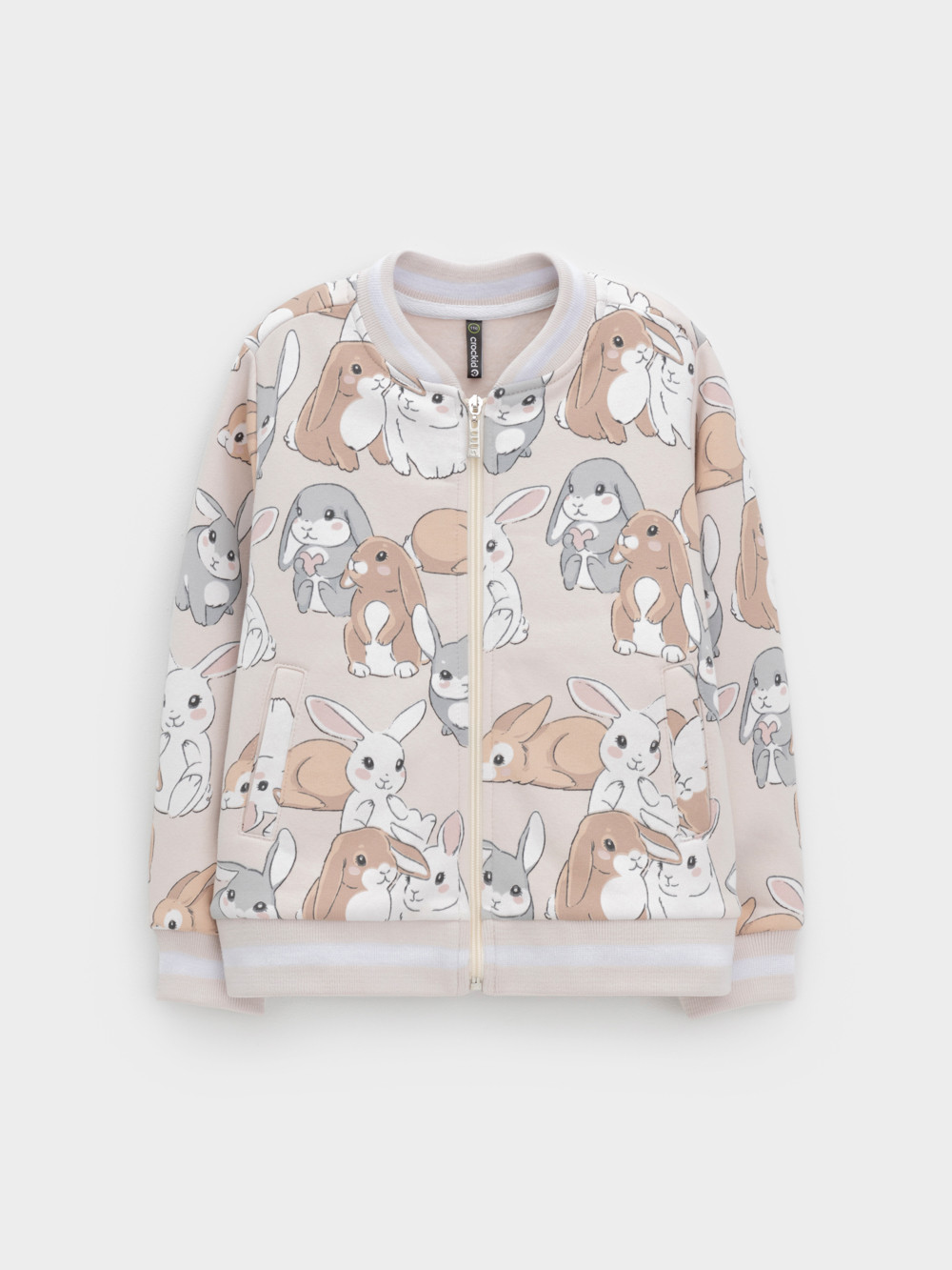 Жакет для девочки, артикул: КР 302899, цвет: бежевый, фото 2