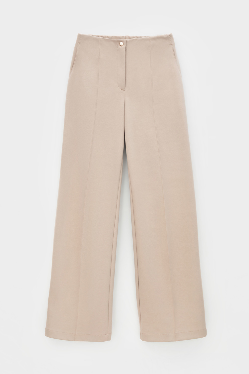 Брюки женские для мам, артикул: ЕВТ 4071, цвет: бежевый, фото 2