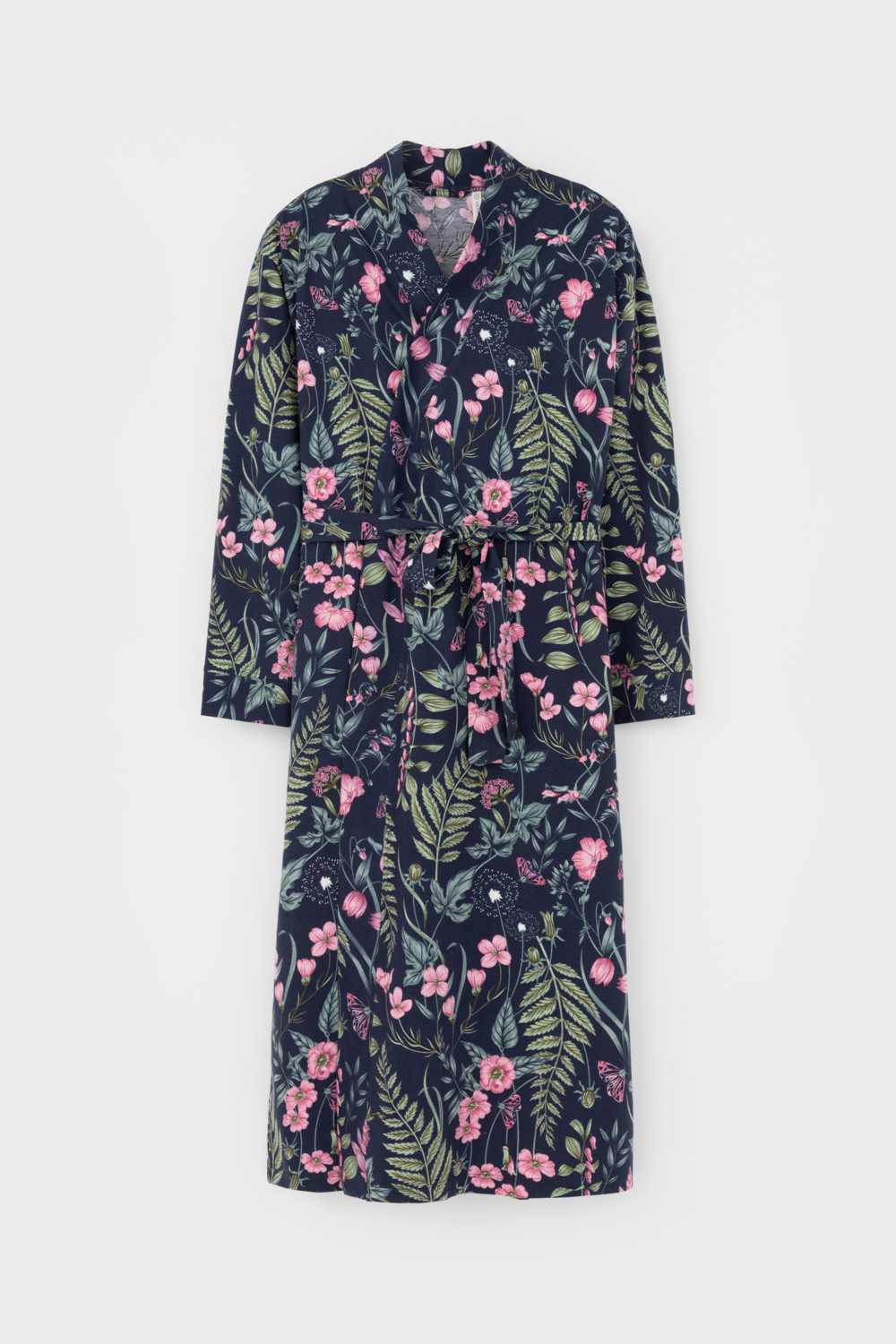 Халаты женские для мам, артикул: Е 50021, цвет: синий, фото 2