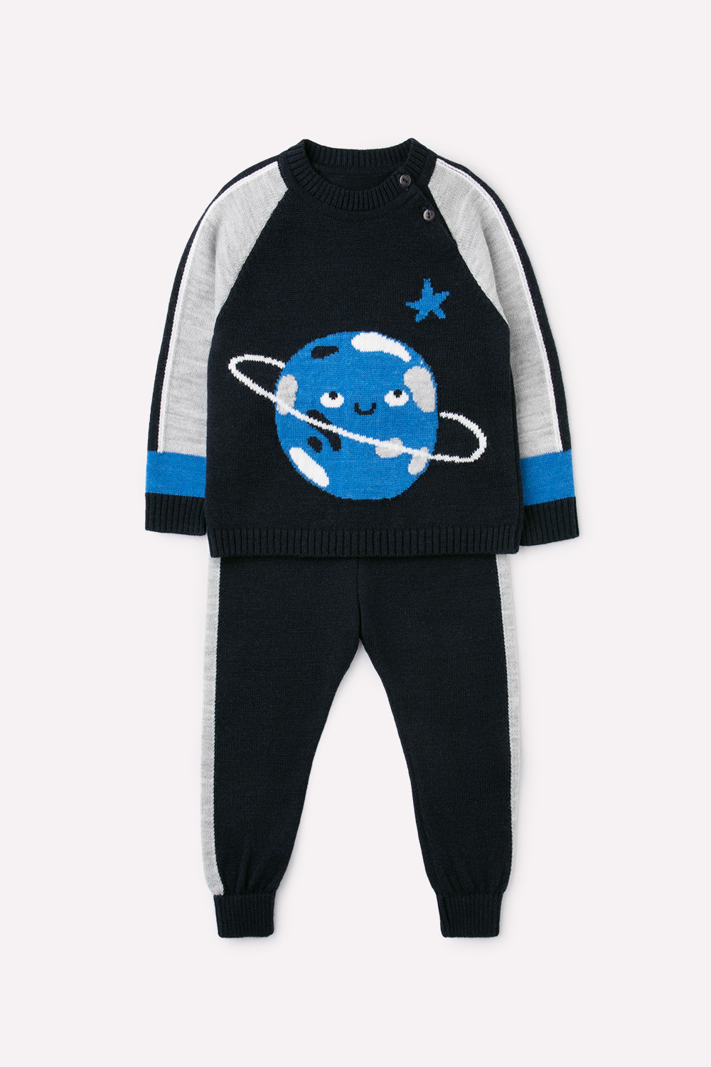 Комплект для мальчика, артикул: К 853/ш, цвет: синий, фото 2