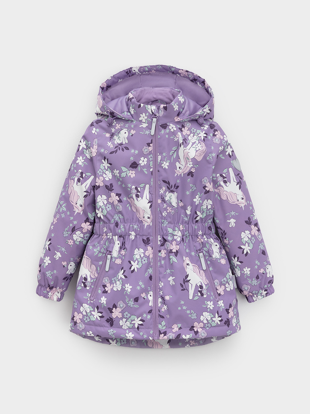 Куртка для девочки, артикул: ВК 32142/н/15 УЗГ, цвет: фиолетовый, фото 2