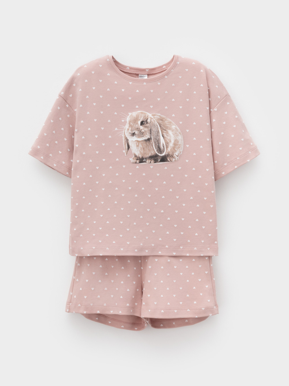 Пижама для девочки, артикул: МП 1656-1, цвет: коричневый, фото 2