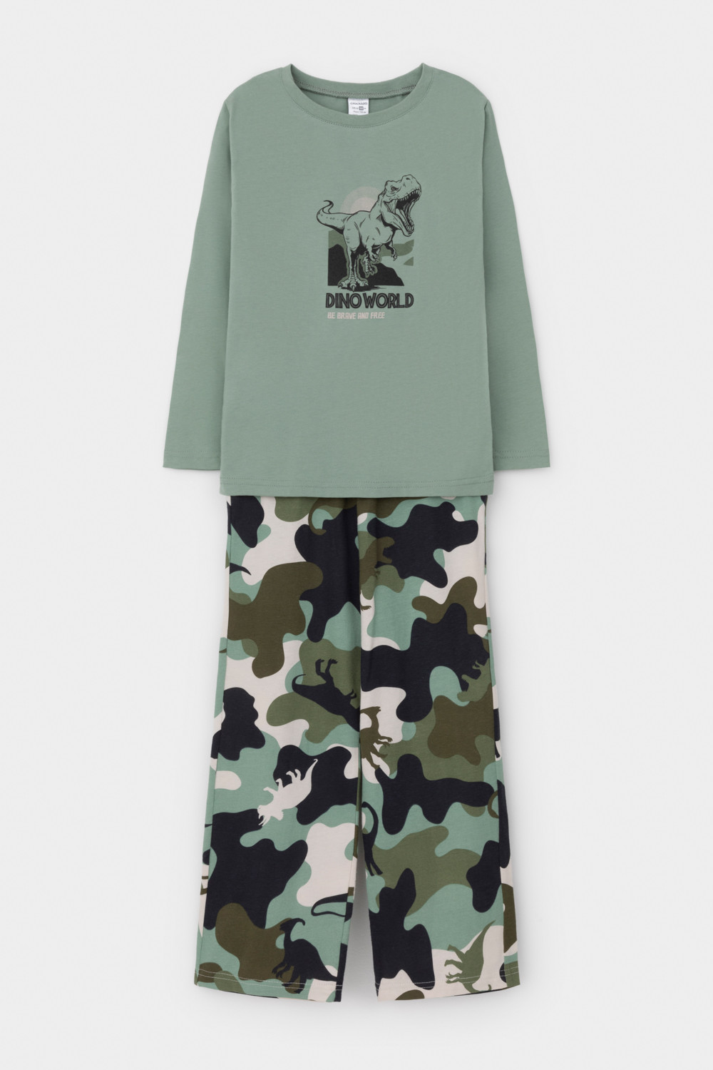 Пижама для мальчика, артикул: К 1600, цвет: зеленый, фото 2
