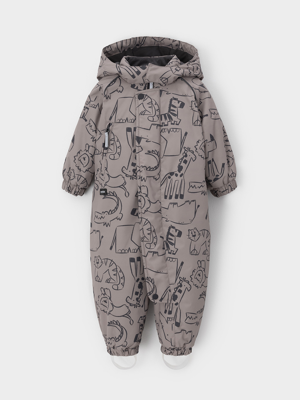 Комбинезоны утепленные для мальчика, артикул: ВК 60085/н/74 Ал, цвет: коричневый, фото 2