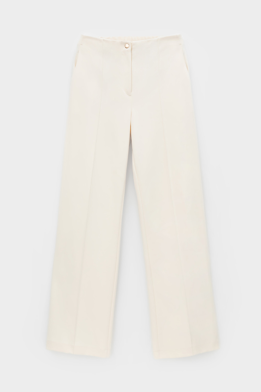 Брюки женские для мам, артикул: ЕВТ 4071, цвет: светло-бежевый, фото 2