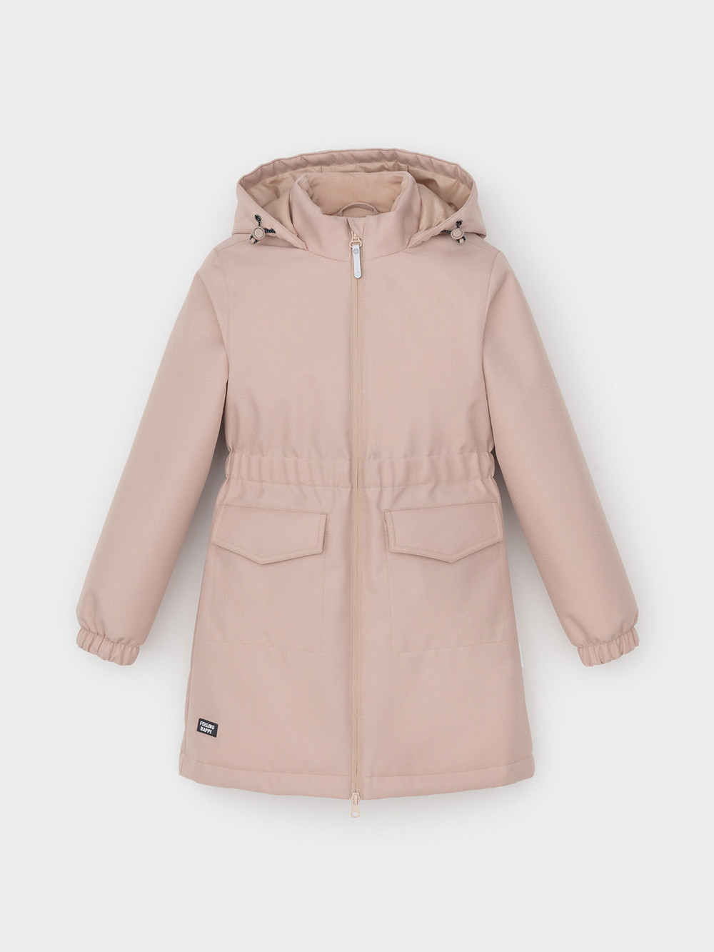 Пальто для девочки, артикул: ВК 32152/26/6 УЗГ, цвет: бежевый, фото 2