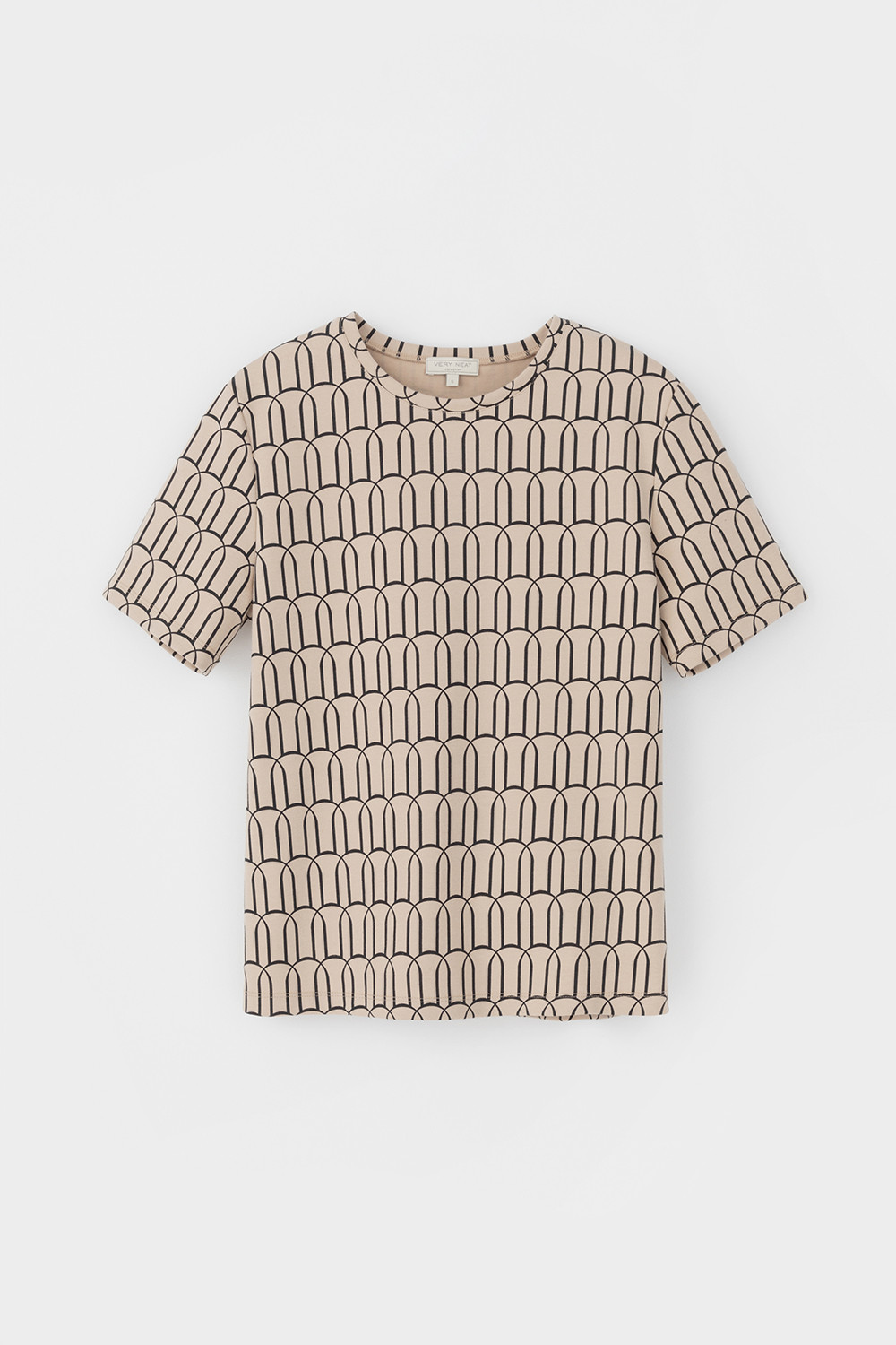 Футболки женские для мам, артикул: ЕВТ 3231, цвет: бежевый, фото 2