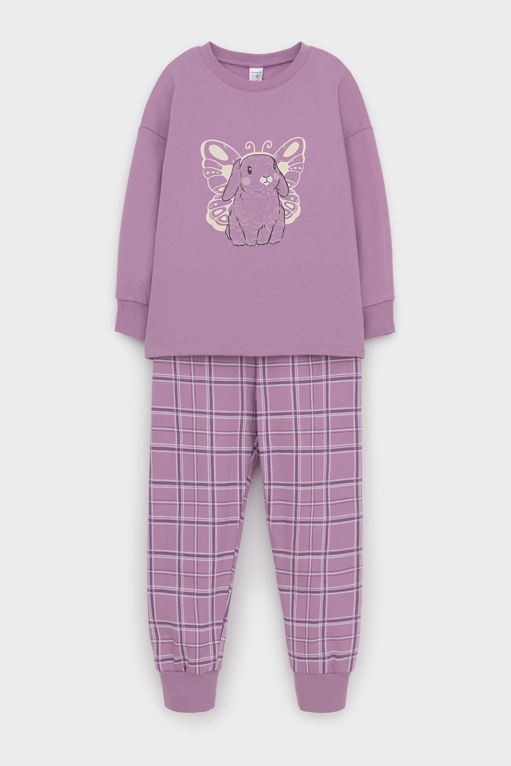 Пижама для девочки, артикул: К 1567, цвет: фиолетовый, фото 2