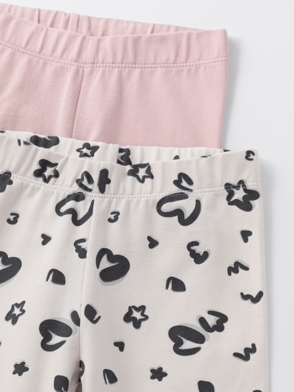 Лосины для девочки, артикул: МП 4074-2уп, цвет: светло-бежевый, фото 2