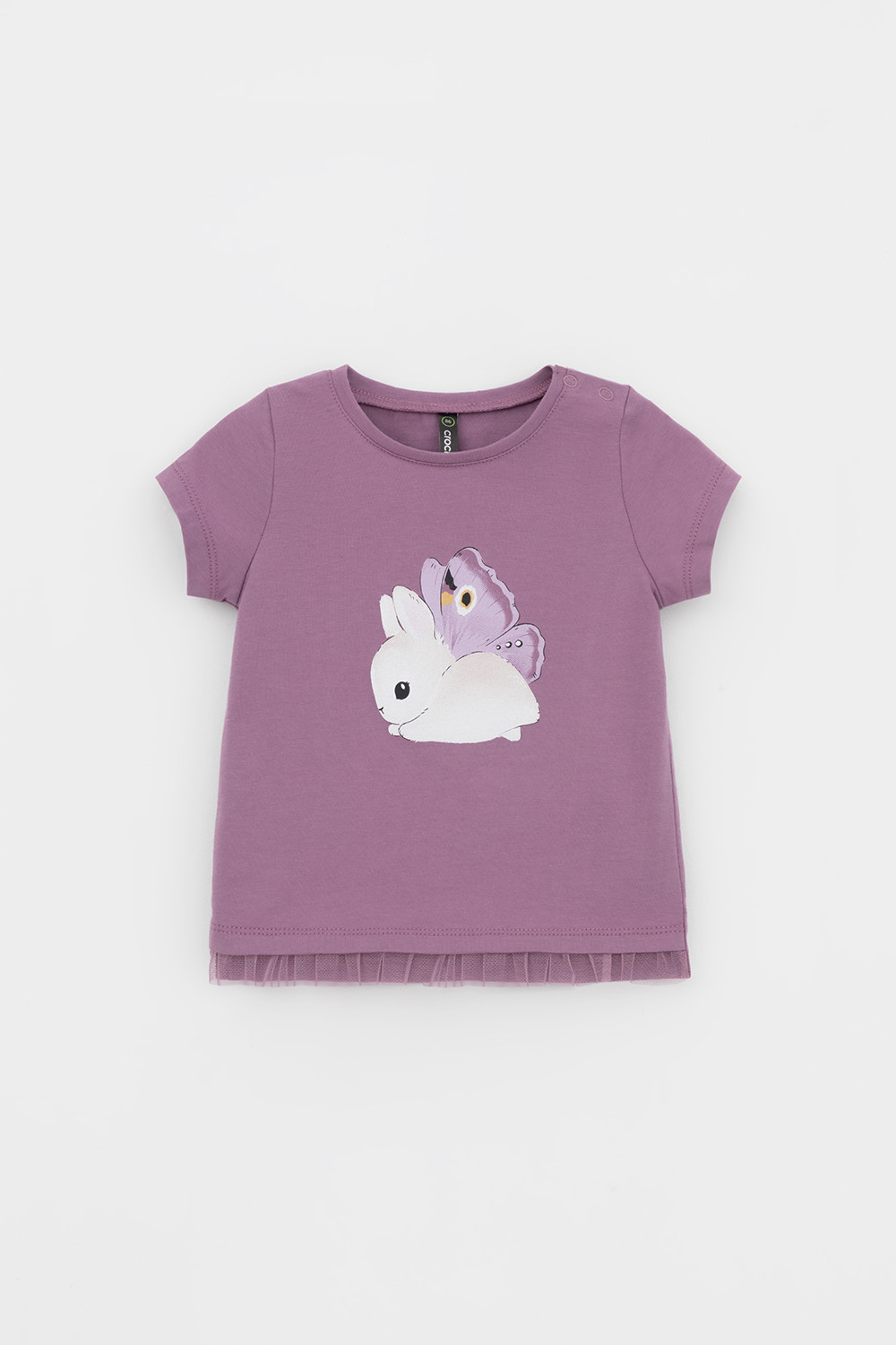 Футболка для девочки, артикул: КР 302321, цвет: бордовый, фото 2