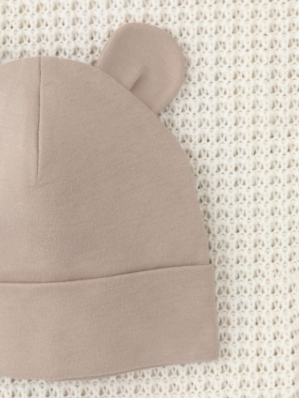 Шапочка ясельная для новорожденных, артикул: К 8093, цвет: коричневый, фото 2