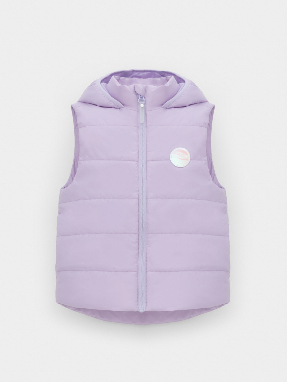 Жилет для девочки, артикул: ВК 35010/5 ГР, цвет: фиолетовый, фото 2