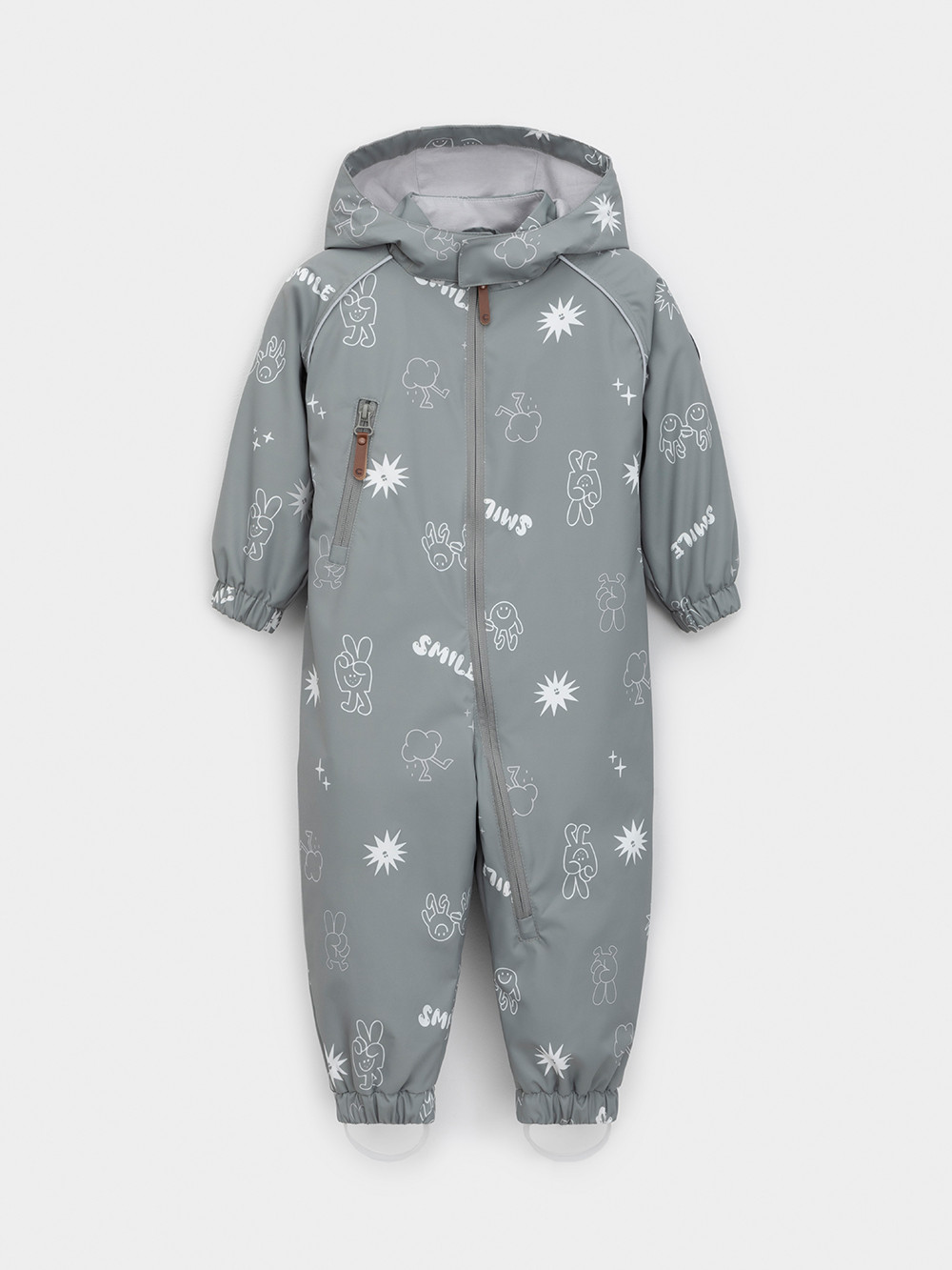 Комбинезоны утепленные для мальчика, артикул: ВК 60088/н/23 Ал, цвет: зеленый, фото 2