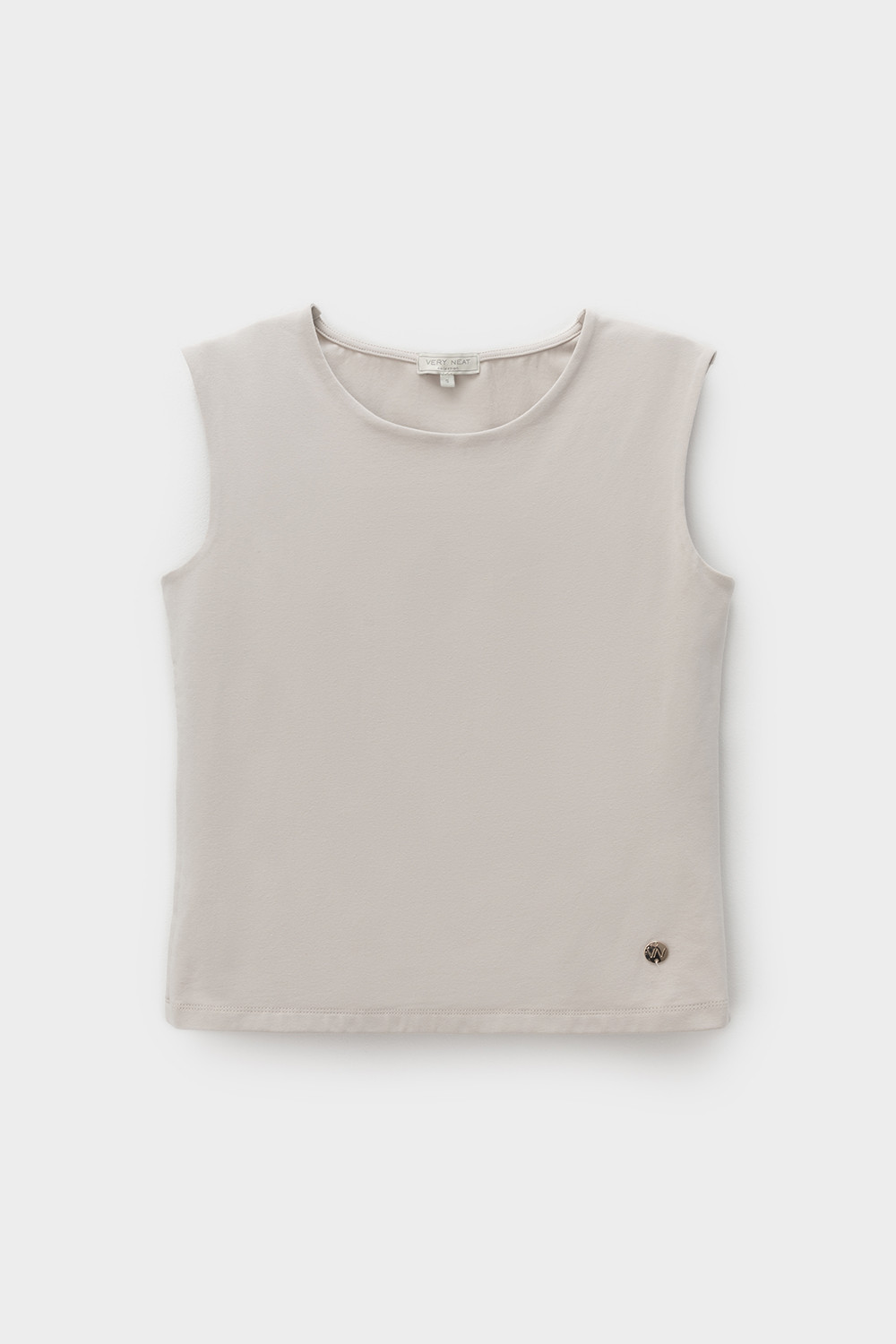 Майки женские для мам, артикул: ЕВТ 3339, цвет: светло-бежевый, фото 2