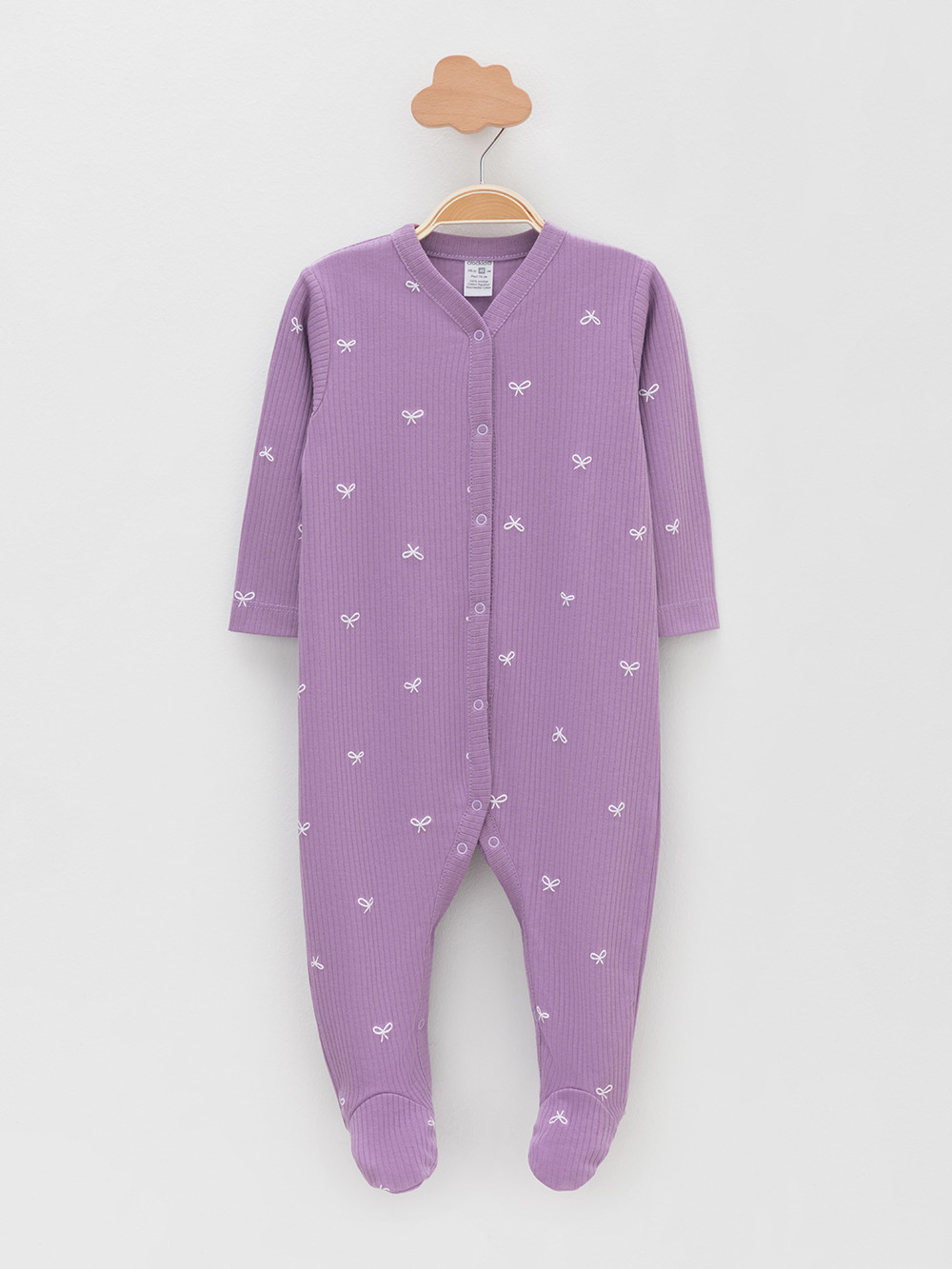 Комбинезон для новорожденных, артикул: К 6523-2уп, цвет: фиолетовый, фото 2