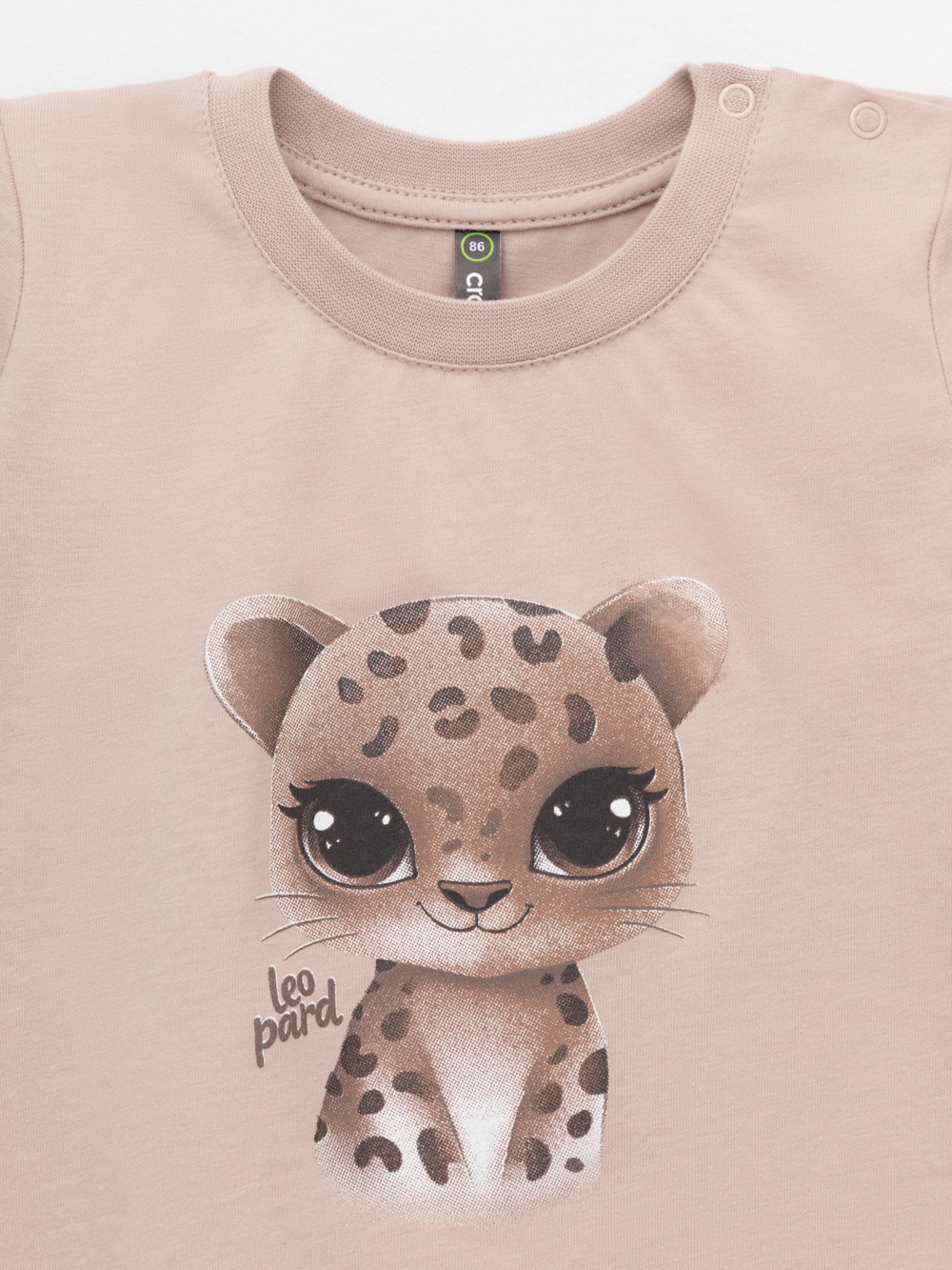 Футболка для девочки, артикул: КР 302860, цвет: бежевый, фото 2