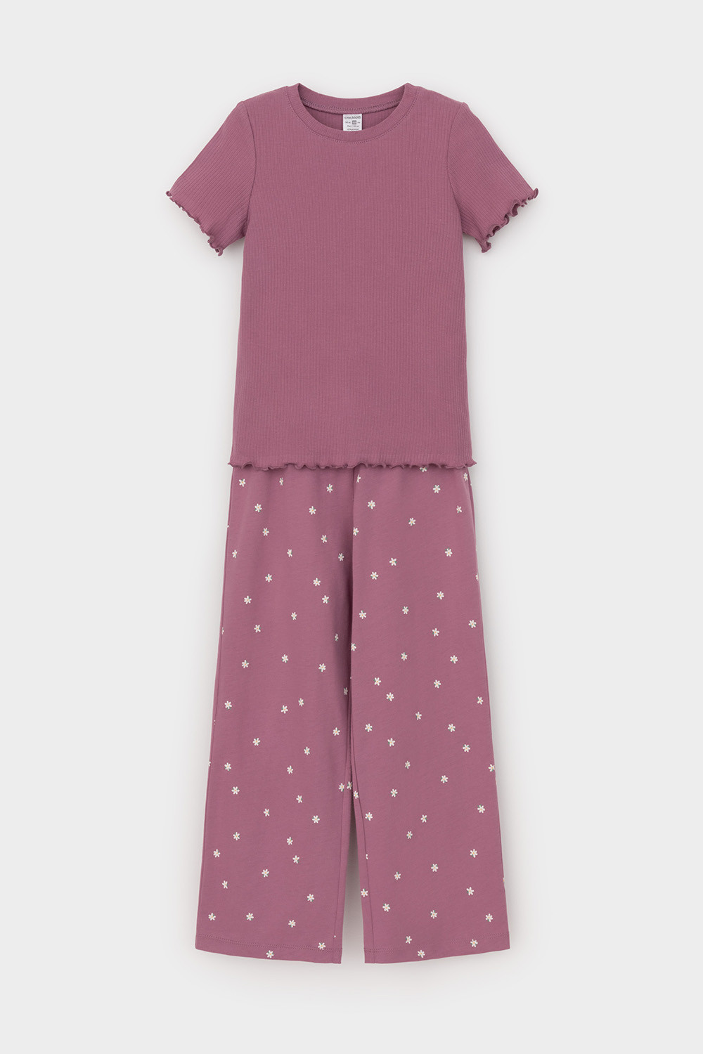 Пижама для девочки, артикул: К 1636-1, цвет: фиолетовый, фото 2