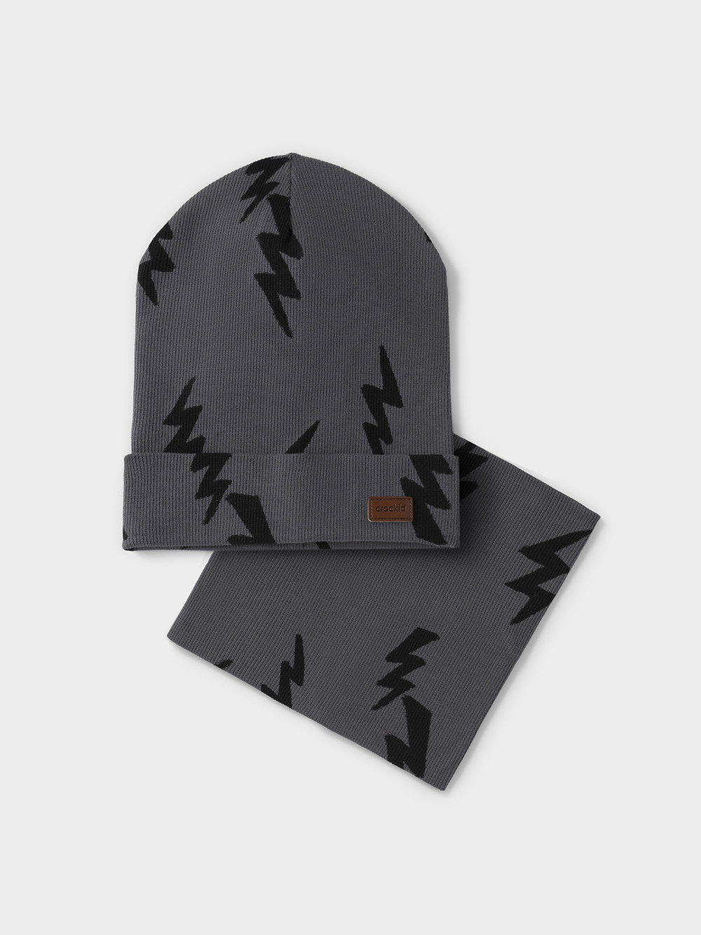 Шапка для мальчика, артикул: К 8171, цвет: темно-серый, фото 2