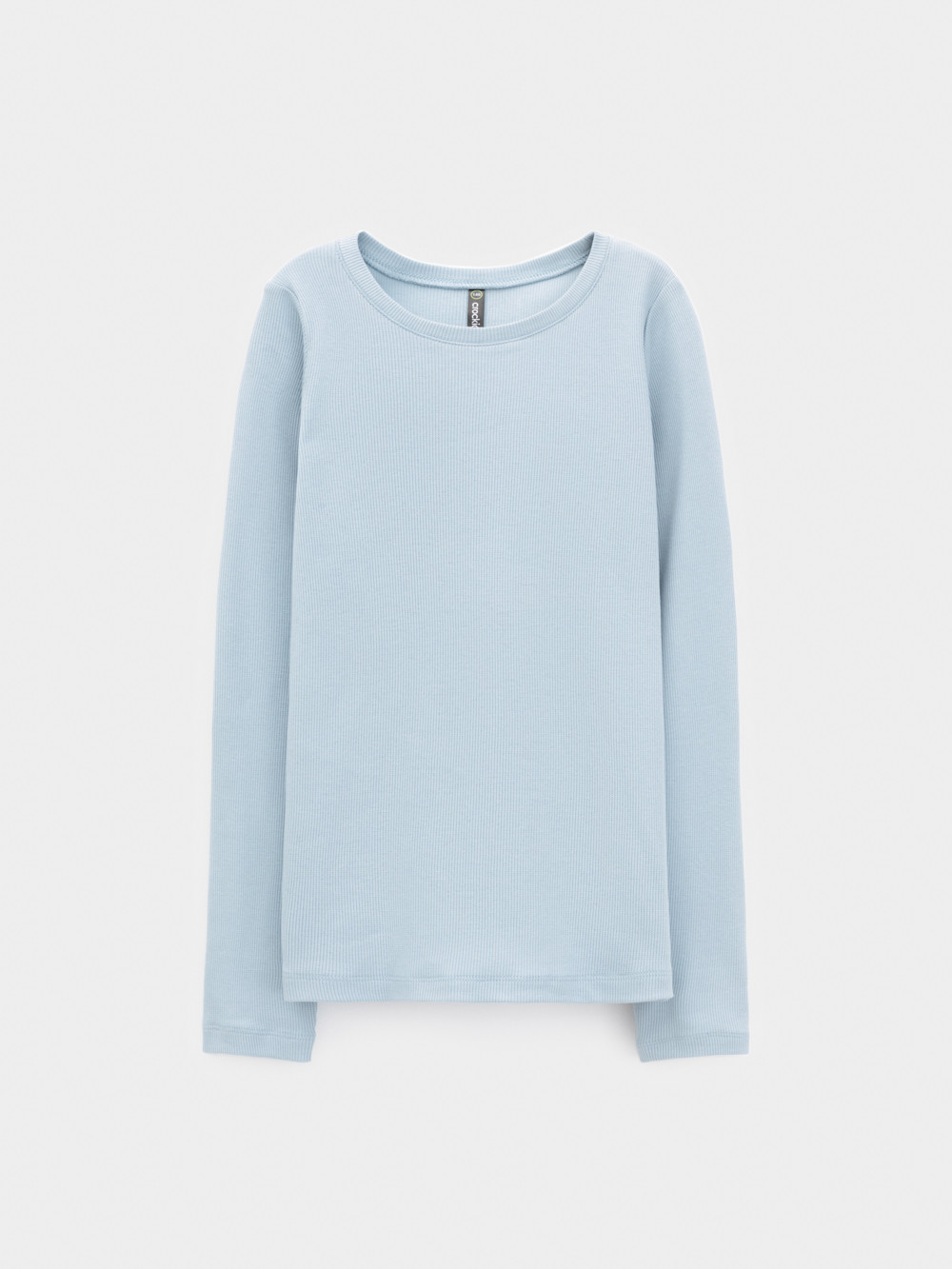 Лонгсливы для девочки, артикул: КР 301911, цвет: голубой, фото 2