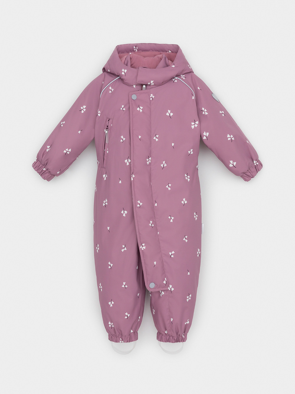 Комбинезоны утепленные для девочки, артикул: ВК 60085/н/51 Ал, цвет: бордовый, фото 2