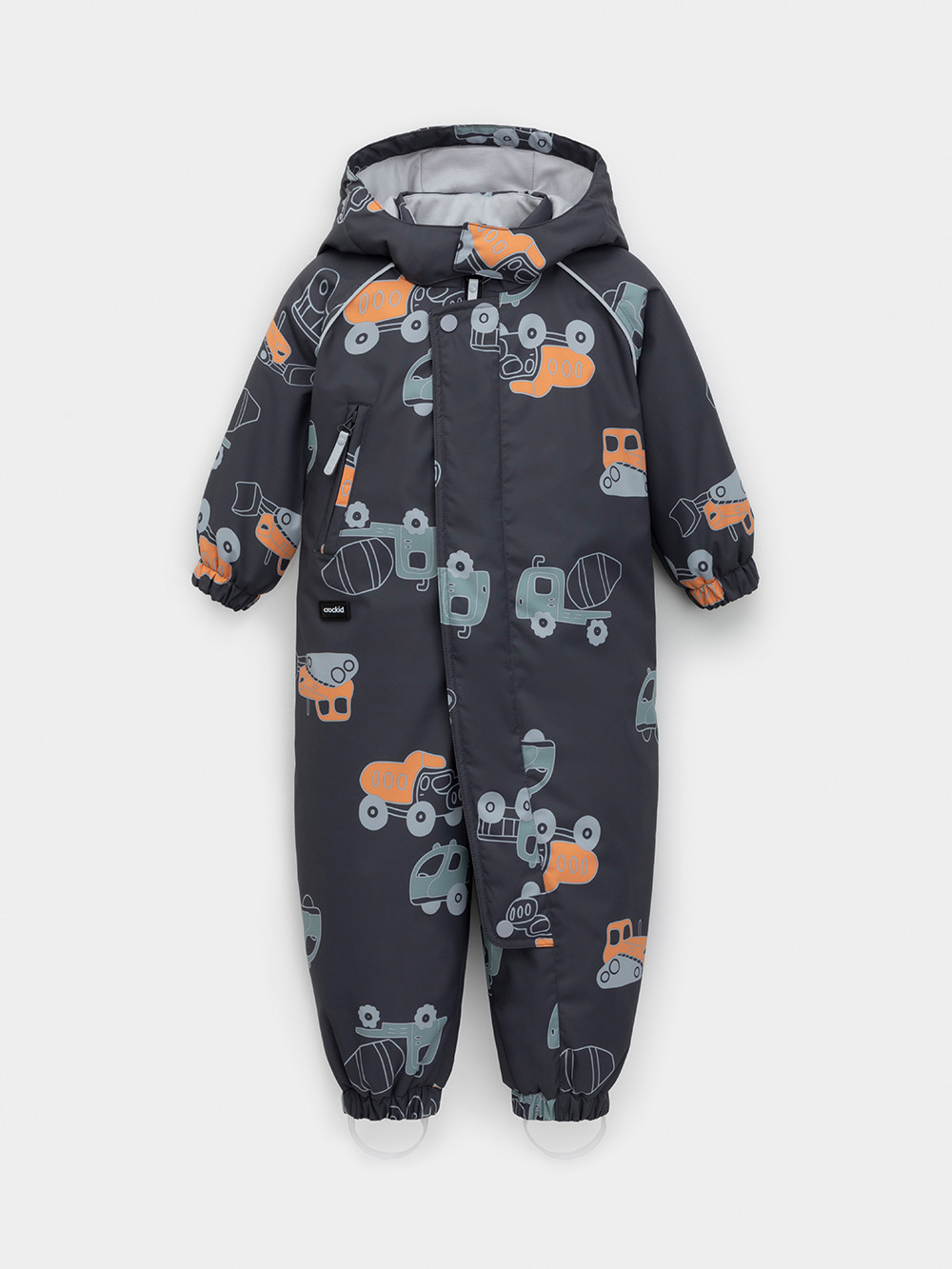 Комбинезоны утепленные для мальчика, артикул: ВК 60085/н/79 Ал, цвет: темно-серый, фото 2